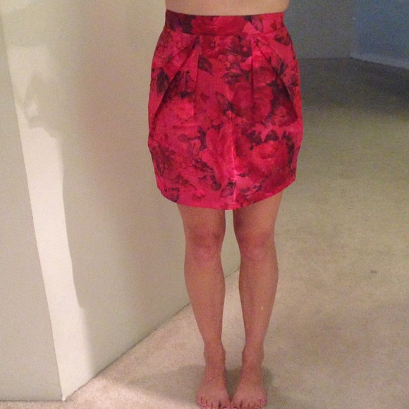 J. Crew mini pleated floral skirt - Picture 2 of 3